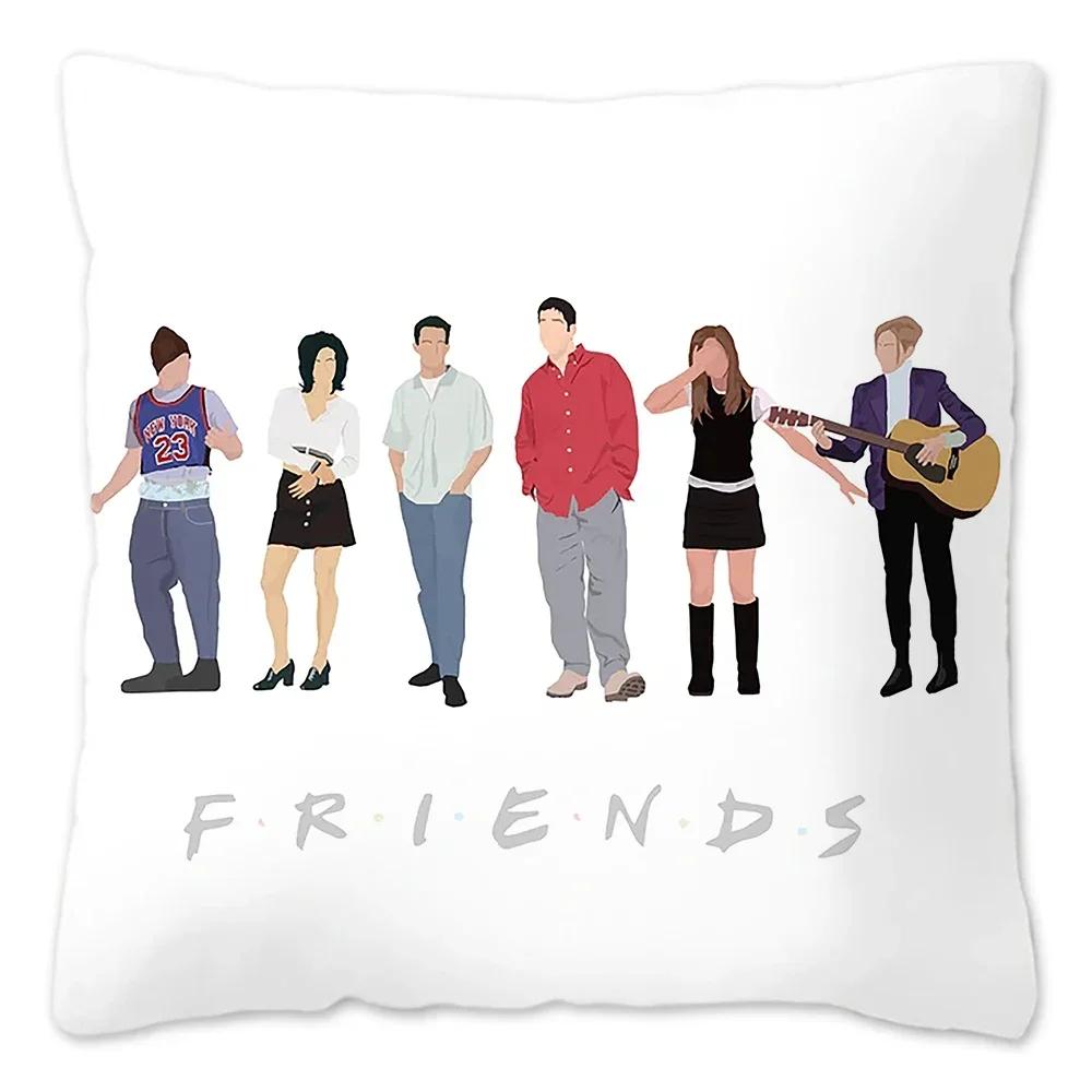 Federe Cuscino Decorazione Soggiorno Serie TV Friends Copricuscino da Esterno per Sedia Copricuscino Decorativo Colore Sedia