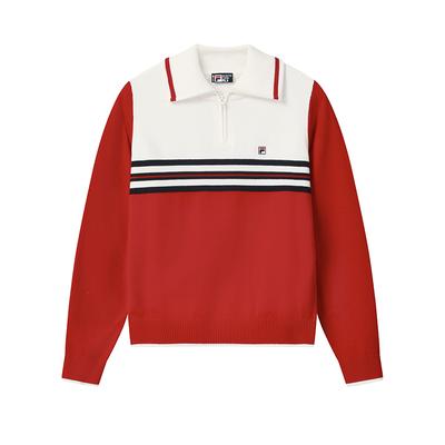 Heritage Fashion Klassisch Einfach Lässig Vielseitig Bequem Warm Halber Reißverschluss Langarm Strickpullover Damenpullover F11W548404FRD