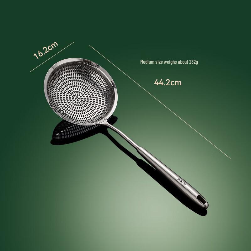 ZISIZ 304 Stainless Steel Long Handle Skimmer