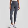 Calça de Yoga Feminina de Malha de Seda de Cintura Alta - Primavera/Verão, Levanta Bumbum, Secagem Rápida, Absorção de Suor, Calça de Corrida.