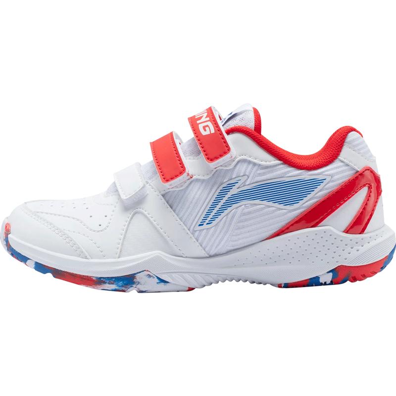 LI-NING Thunder JR Youth Velcro Badminton Shoes