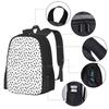 Dalmatian Spots School Bags Travel Laptop Backpack