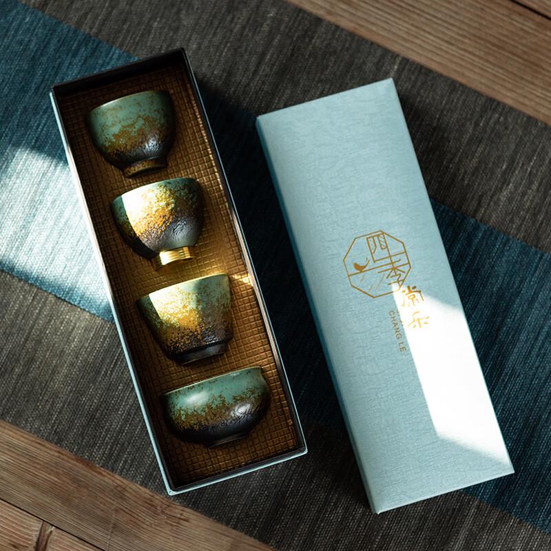 

Cha Xun Retro Rock Glaze Master Tea Cup