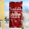 Bayern Munich Customize Your Name Beach Towel High Absorbency & Quick-Dry Suitable for Sports Travel Swimming Yoga Bathroom Beach And Pool