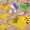  Disney Cartoon P-okemon Cute P-ikachu Carpet Rug for Bedroom Living Room Home Sofa Decoration Kids Large Floor Mat Gift