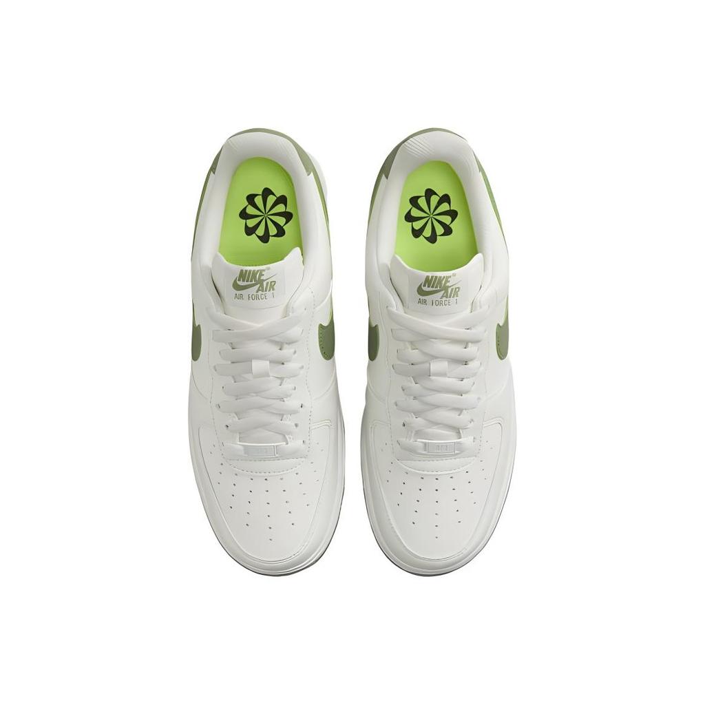 Nike Air Force 1 07 SE Next Nature Sail Oil Green Women Sneakers Cream Volt DV3808-106