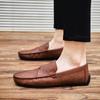 Lässige Herren-Slipper mit flachem Boden Retro Britischer minimalistischer Stil Business Büro Freizeit Party Bequeme Outdoor-Schuhe