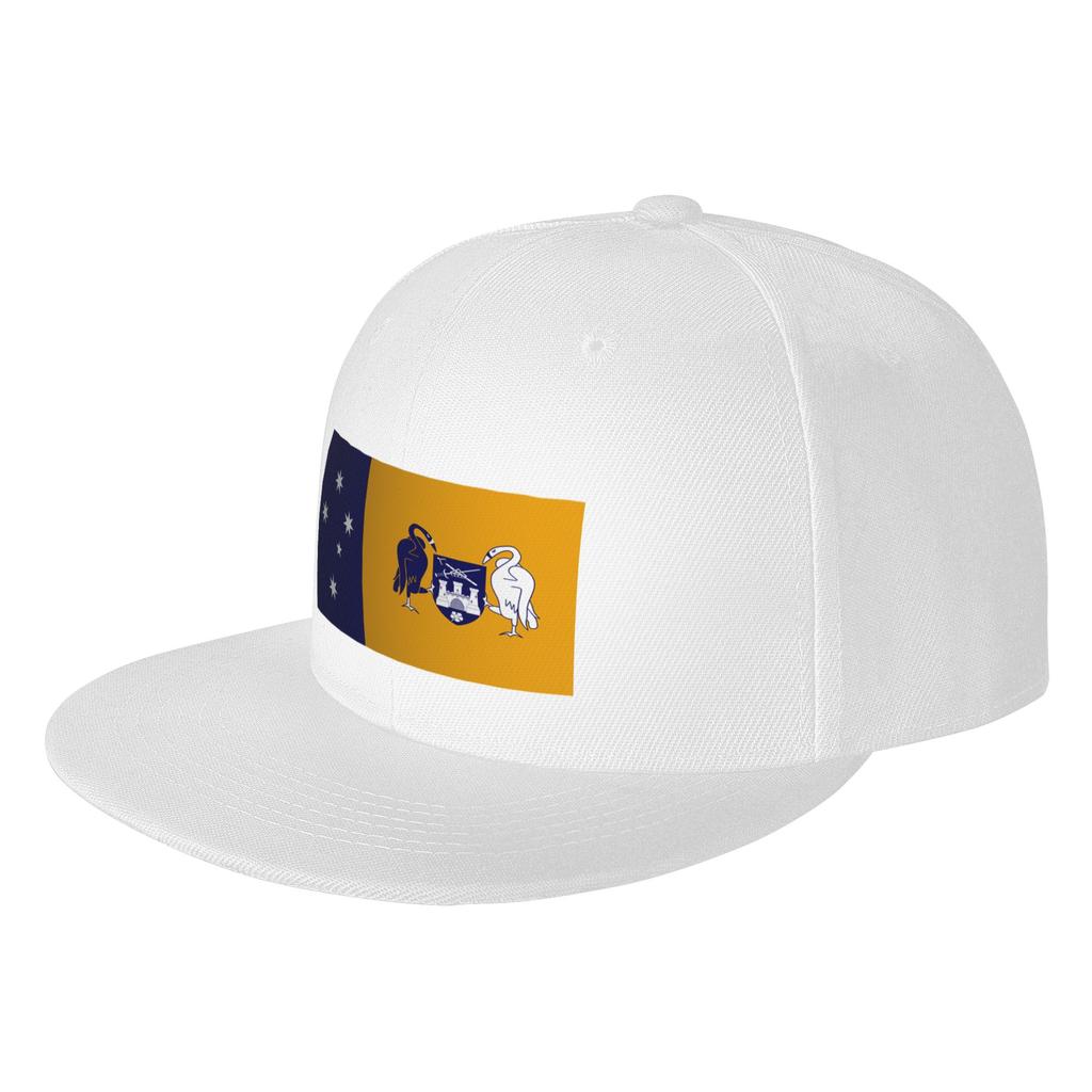 Fashion Capital Territory Australia Flag Flat Brim Sun Hat Japanese Minimalist Sport Cap