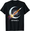 Artemis II Raketenstart zum Mond Artemis 2 T-Shirt
