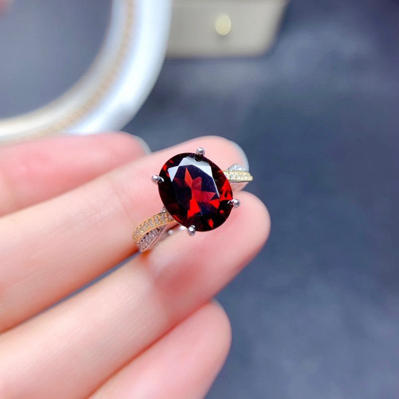 BELLA BOX Inele de deschidere cu temperament în formă de ou pentru femei Zircon Petrecere de logodnă Cadou de bijuterii simple și fine