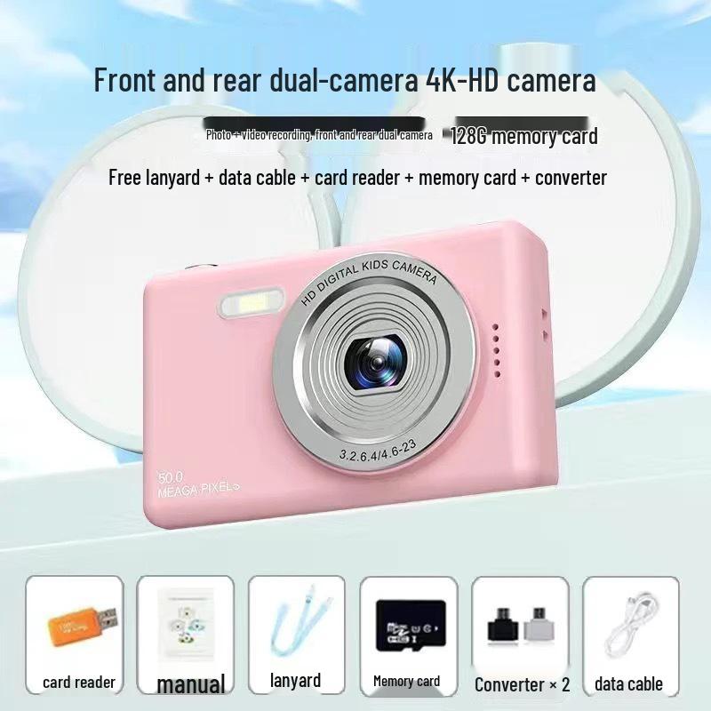 48MP Aparat Cyfrowy Przenośny Wysokiej Rozdzielczości do Domu, dla Studentów i Dzieci