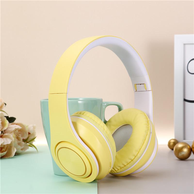 

Гарнитура Bluetooth Гарнитура 5.0 Мобильный Телефон Голосовой Звонок PUBG Heavy Bass Card Mp3 жёлтый