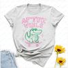 Funny Summer Later Gator After While Crocodile Teacher Two Sided TShirt Harajuku Women Clothing Gothic Tops Oversized T Shirt