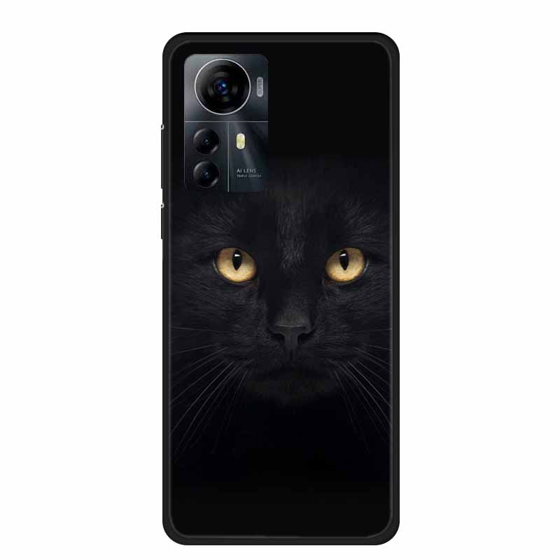 For ZTE Blade A72s 4G Case 2023 Fashion Cool Soft TPU Black Silicone Phone Cover for ZTE Optus X Max Back Cases Funda A 72s Etui