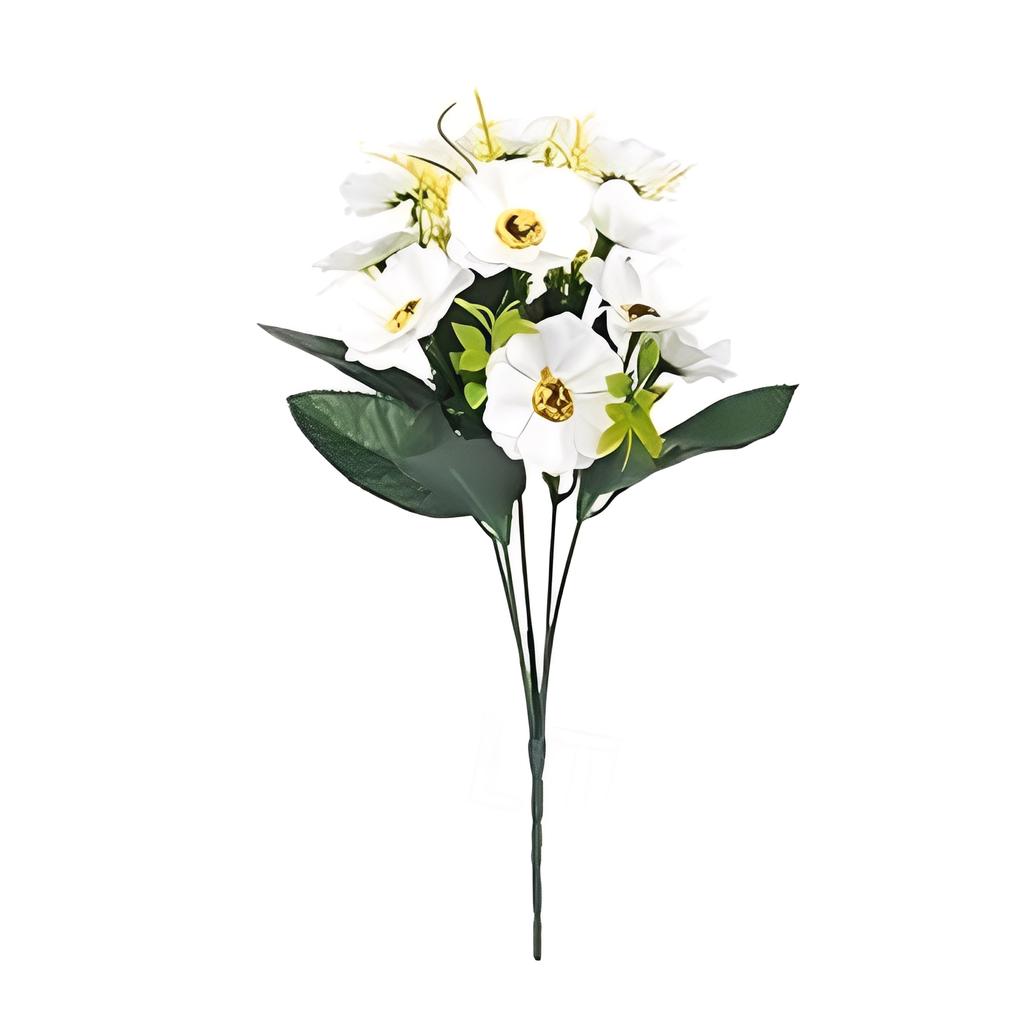 Artificial Flower 5 Forks 10 Heads Spring  Silk  Small Bouquet Home Living Room Ornaments Decoration Photo Props