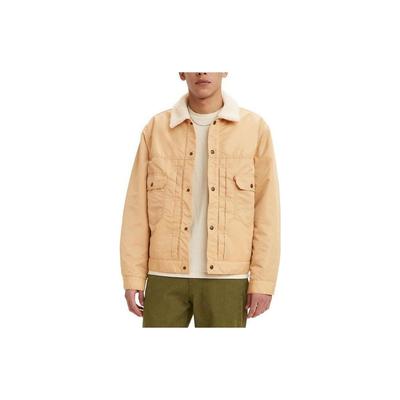 Levis Solid Color Loose Fit Work Jacket Men Jackets Brown A3267-0000