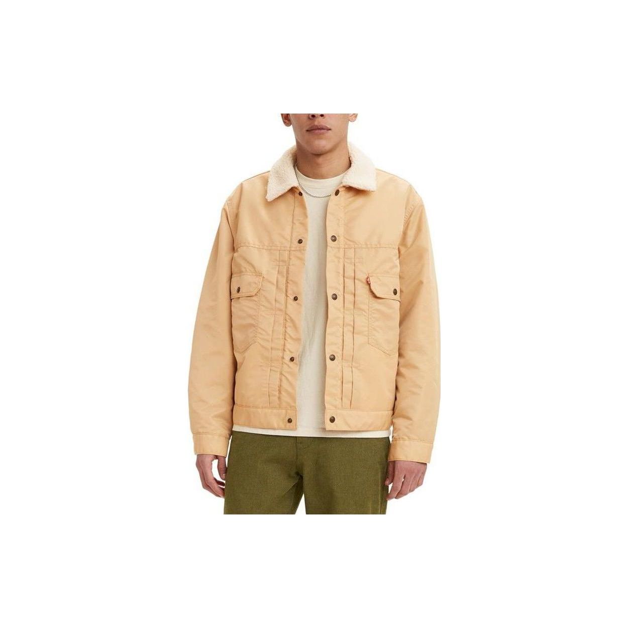 

Куртка рабочая Levis однотонная свободного кроя Мужские куртки Коричневый A3267-0000 S