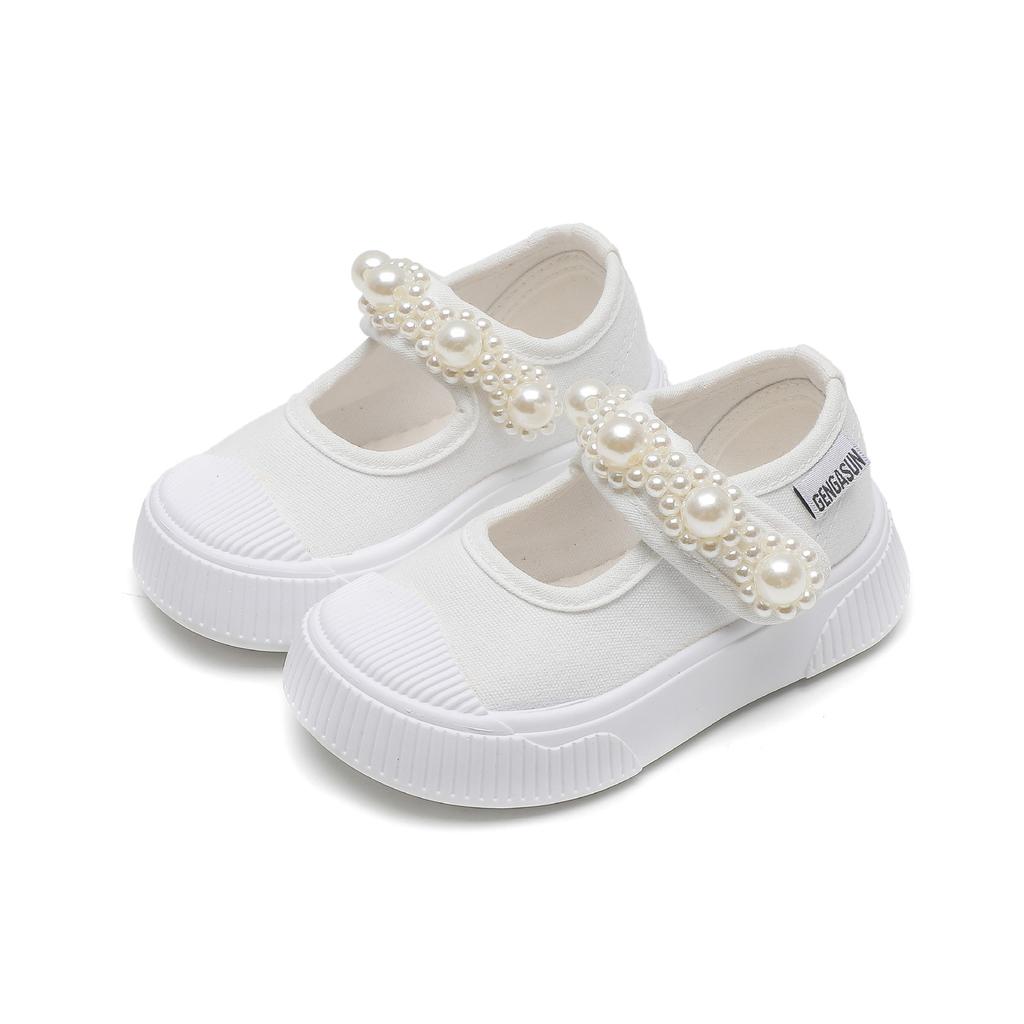 Girl Shoes Autumn New Soft Sole Children Shoes Breathable Kid Canvas Shoes Kid Casual Shoe Fashion Princess Shoe Mary Jane Shoe