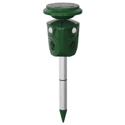 Ηλιακή ισχύς 360 μοιρών και φόρτιση USB Αδιάβροχο απωθητικό σκυλιών Υπερηχητικό απωθητή γάτας