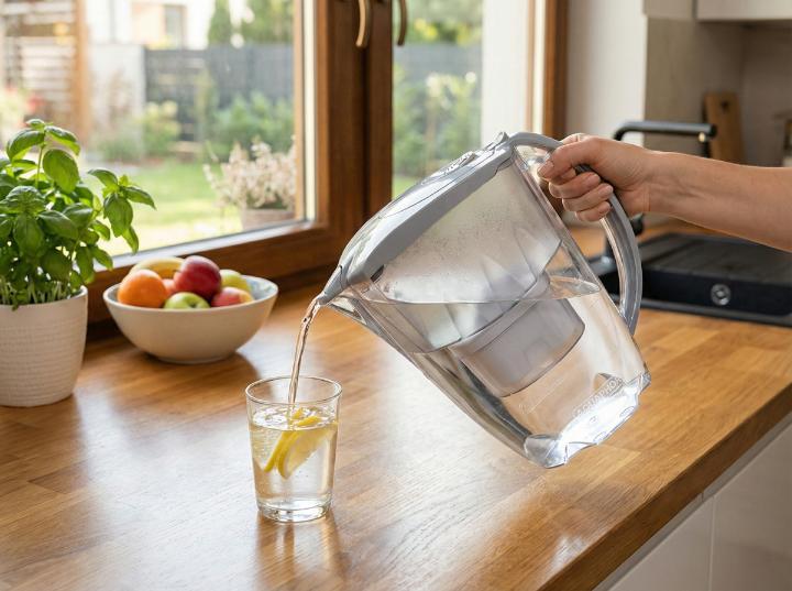 Dzbanek Filtrujący Simple 2,8L Szary -Aqu 516578