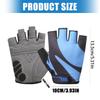 Nonslip Breathable Sports Glove Half Finger Fitness Glove Fingerless Cycling Glove for Weightlifting, Training