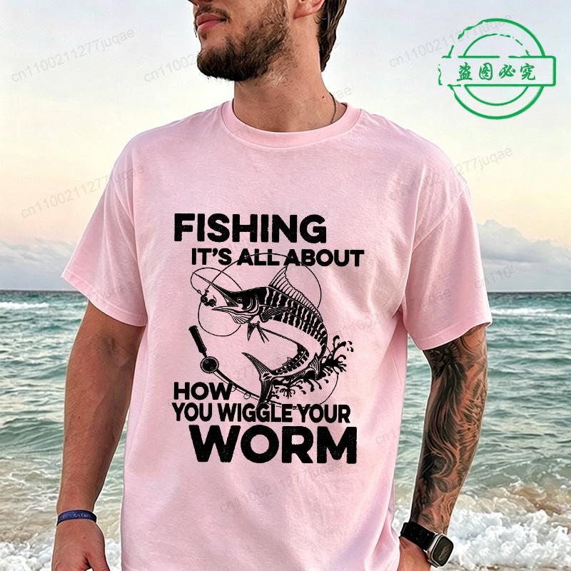 Tshirt For Unisexs Fishing Graphic Y2k Tops Fisherunisex Fshion Casual T Shirts Short Sleeved Tees Summer Oversized Clothing Gifts