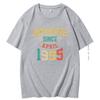 Awesome Since April 1995 T Shirt For Men Born In April 1995 Retro Vintage Birthday Short Sleeve Tshirts Summer Cotton Tshirt