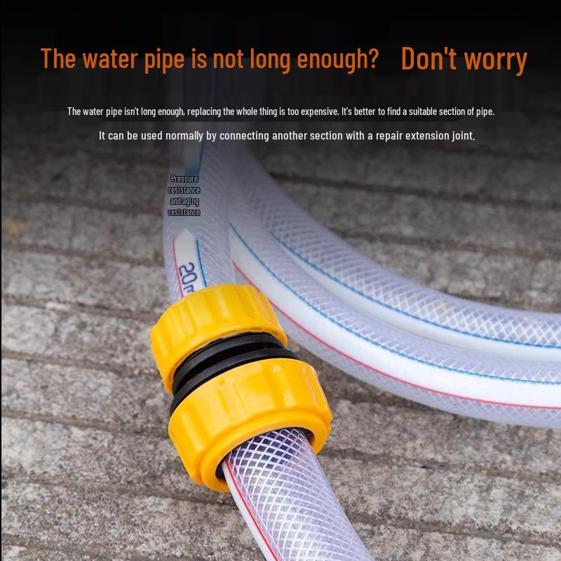 4-Point Soft Water Pipe Repair Coupler Extension Connector