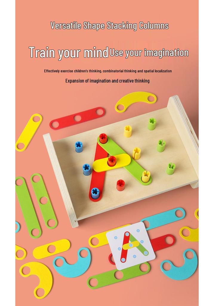 2-in-1 Children's Educational Color Matching Puzzle Set