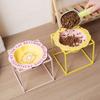 Non-slip Ceramic Pet Bowl Flower Shape Cat Feeding Dish Pet Canned Food Bowl  Feeding