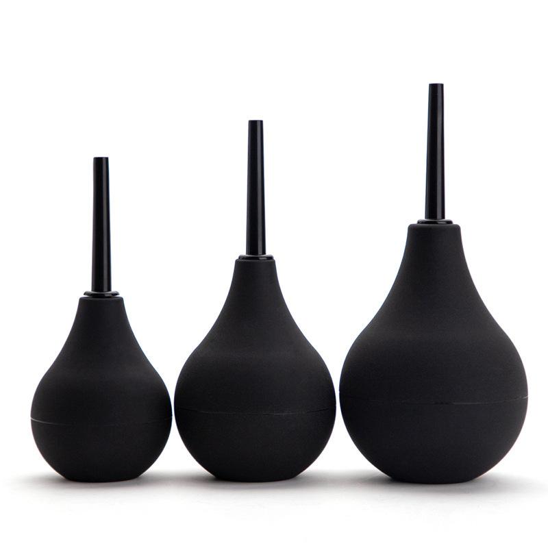 Silicone Anal Cleaner Safe Rectal Syringe Flow Douche Enema Colon Vaginal Anal Toy Cleaning Tool Lesbian and Gay Adult Products
