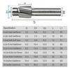 Countersink Cutting Edge Countersink Milling Cutter Countersinking Tool  Mechanical Part Processing