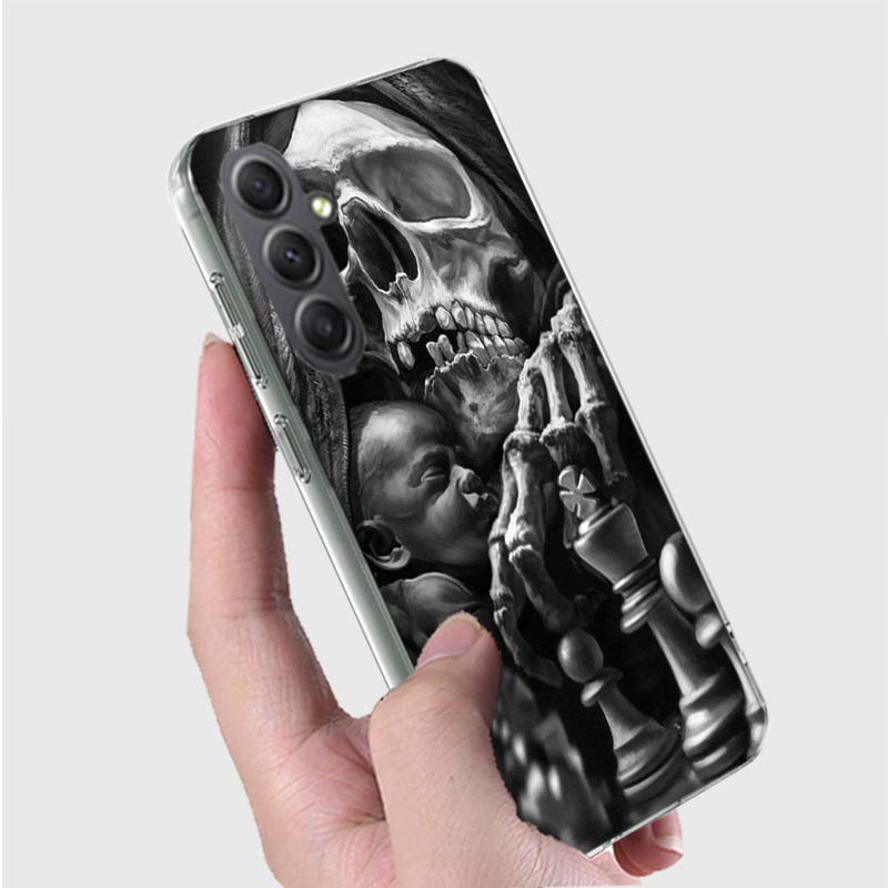 

Grim Reaper s Chess Match Phone Case for Samsung A16 A26 A36 A56 A17 A37 A57 A07 A06 A02S A03 A04S A05S Galaxy Note 20 10 A50S A Samsung A02S