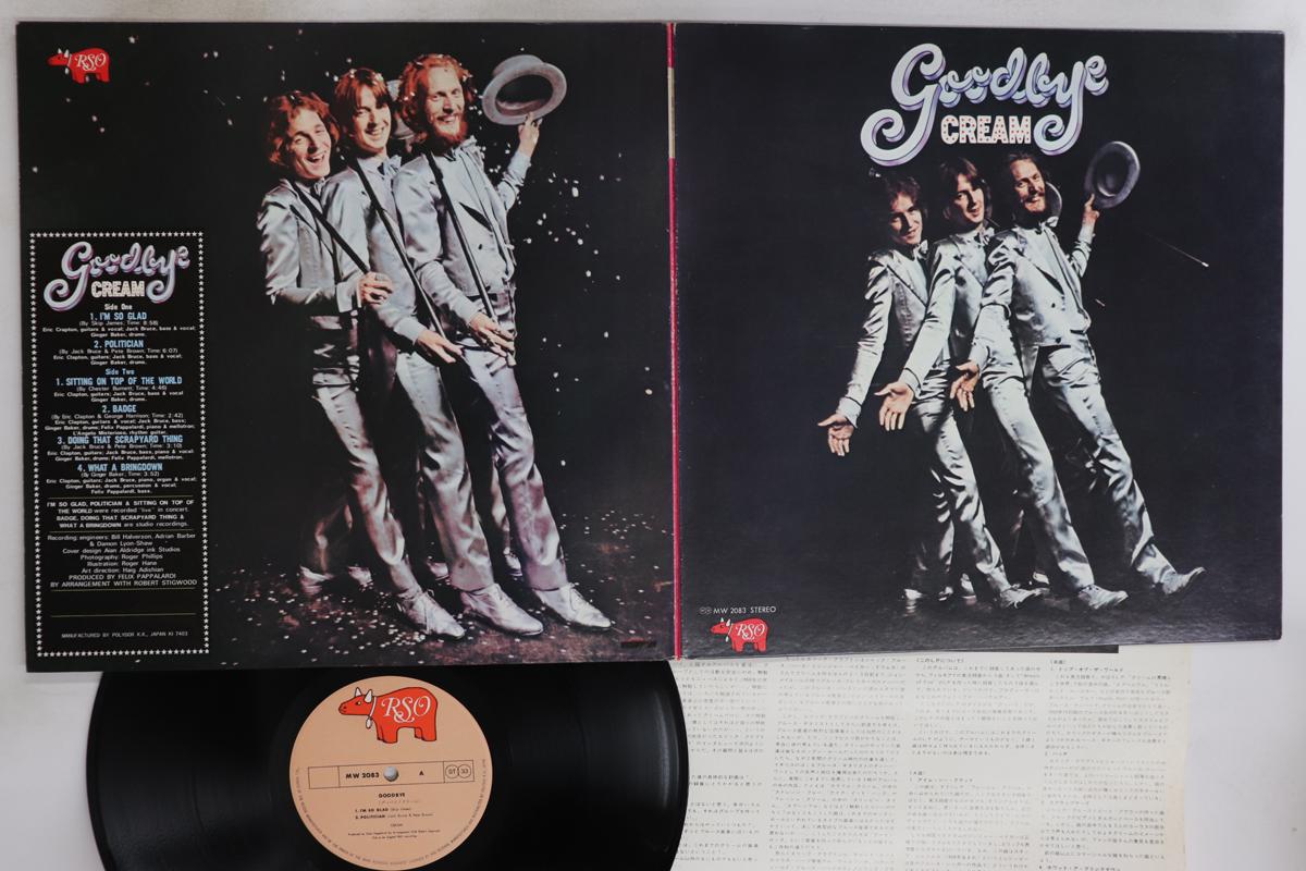 

LP Record CREAM - Goodbye MW2083 RSO 1974 Japan Rock Used