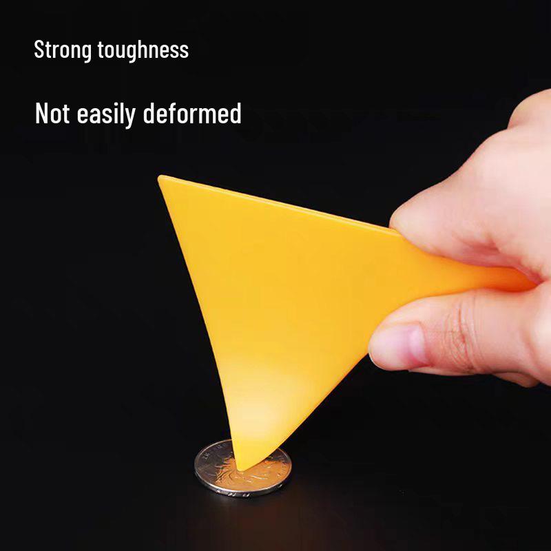 High-Temperature Resistant Multi-Functional Triangular Squeegee for Car Film, Glass, Wallpaper, and Putty Applications