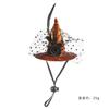 Halloween Pet Witch Hat Decoration Cat Halloween Ball Dress Up Witch Hat Pet Photo Lace Pointed Hat