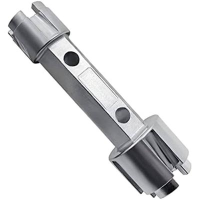 1pc Tub Drain Remover Wrench Tub Drain Wrench Tub Dual Ended Drain Wrench Drain Remover Tool Zinc Alloy Wrench for Bathroom and Bathhouse