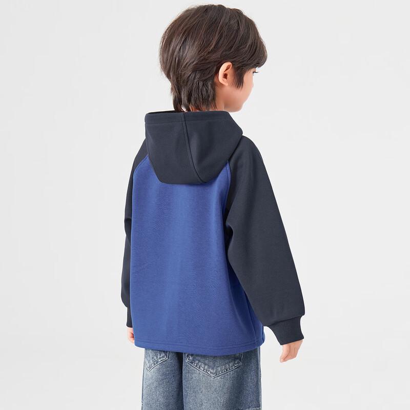 Duoduojia Boys' Trendy Spring/Autumn Hooded Zip-up Jacket