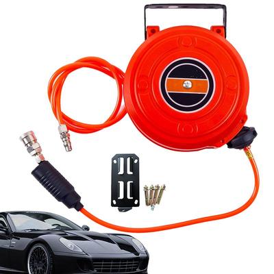 6m Retractable Air Hose Reel Auto-Retractable Air Compressor Hose Reel Swivelling Leak-Proof Air Hose Reel For Auto Maintenance