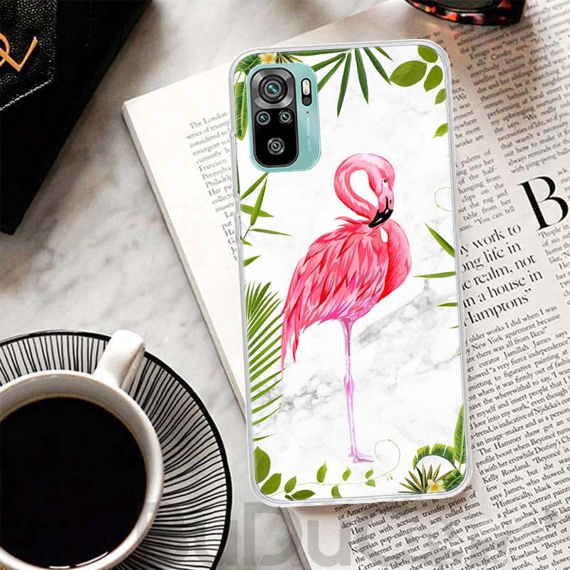 Pink Red Flamingo Cover For Xiaomi Redmi Note 13 12S 12 11 11S 10S 10 Pro Plus Phone Case 11E 11T 9 9S 8T 8 + Print Coque Redmi
