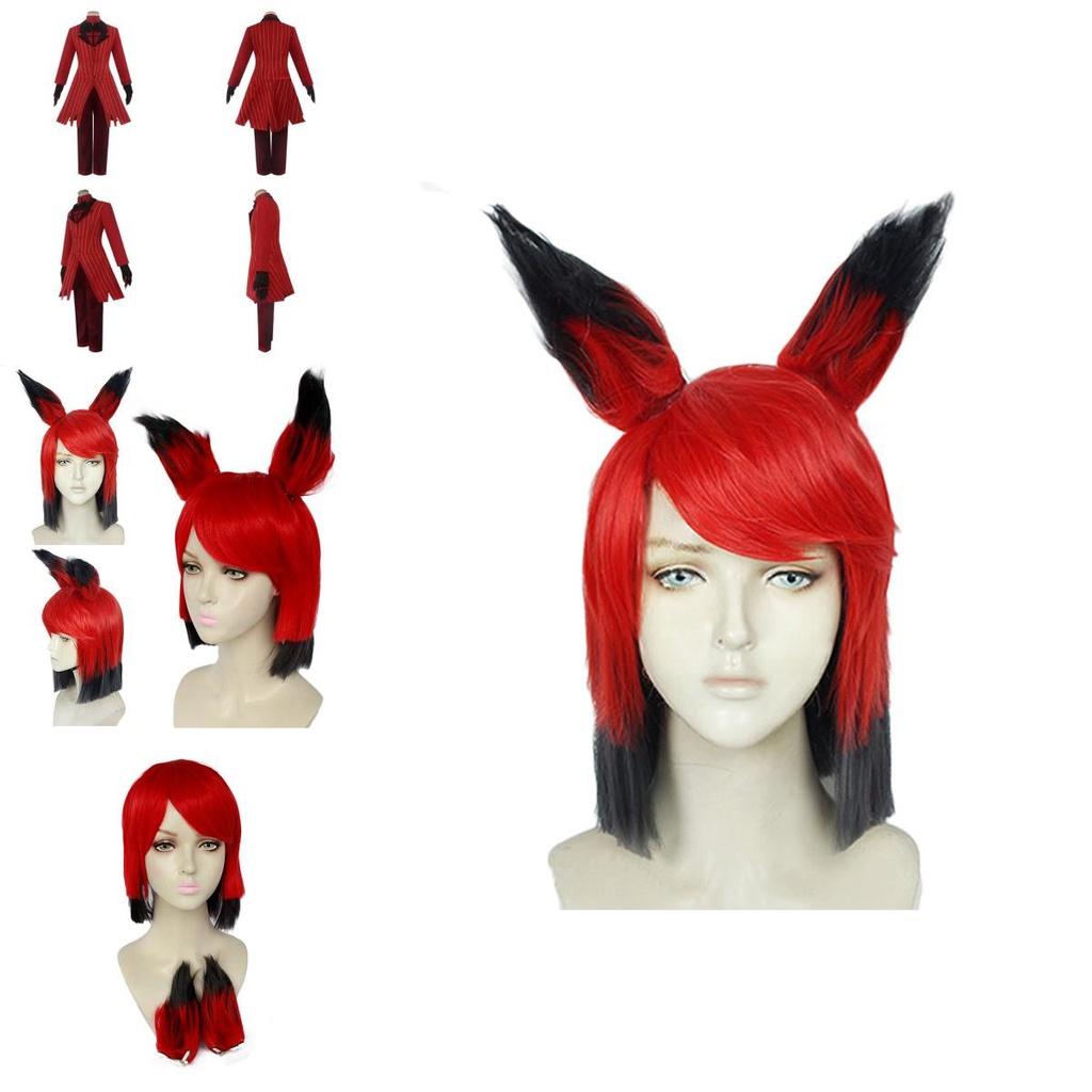 Stylish Hazbin Hotel Alastor Cosplay Outfit Featuring Fine Craftsmanship And Quality Materials