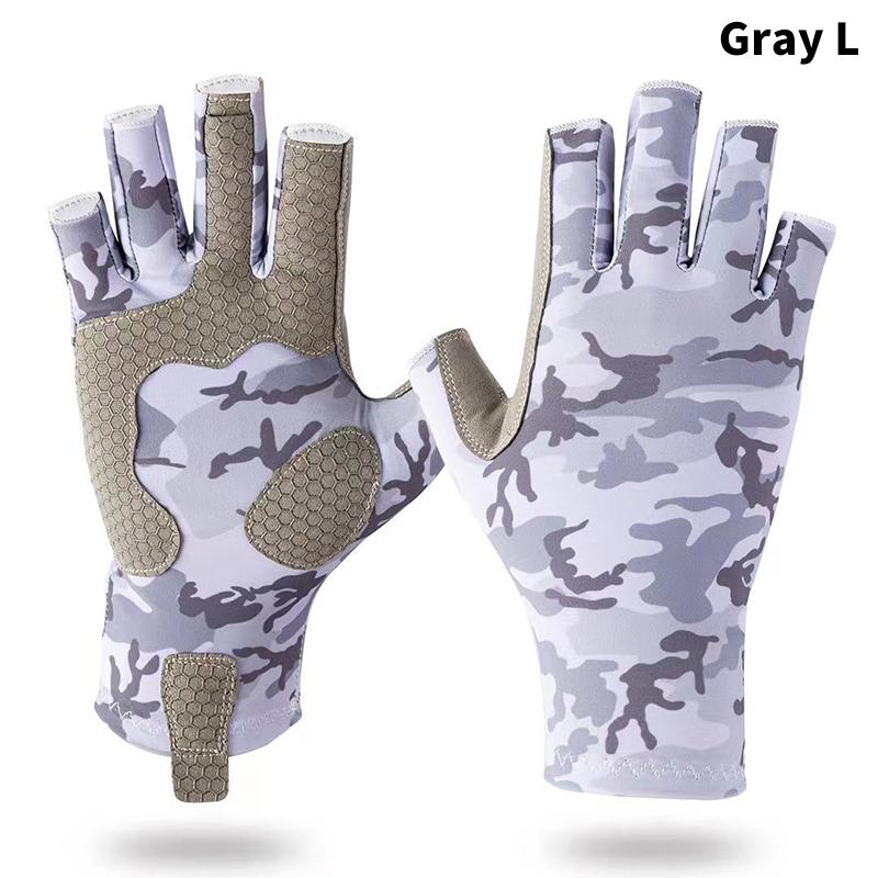Half Finger Fishing Gloves Anti-Sting Workout Gloves Wear-Resistant Anti-Cutting Breathable Non-Slip Outdoor Fishing Accessories