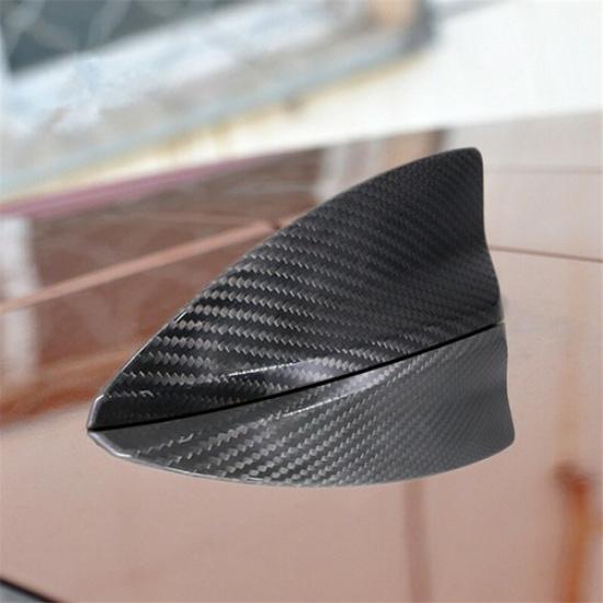 Real Carbon Fiber Shark Fin Antenna Cover Decoration Trim For Cadillac XT4 SU