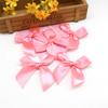 20/50 Stück Band Schleife Bastelschleife Rosa Weiß Blau Floral Geschenkband DIY Weihnachtsfeier Dekoration Strikjes Decoratie Moños Navideños