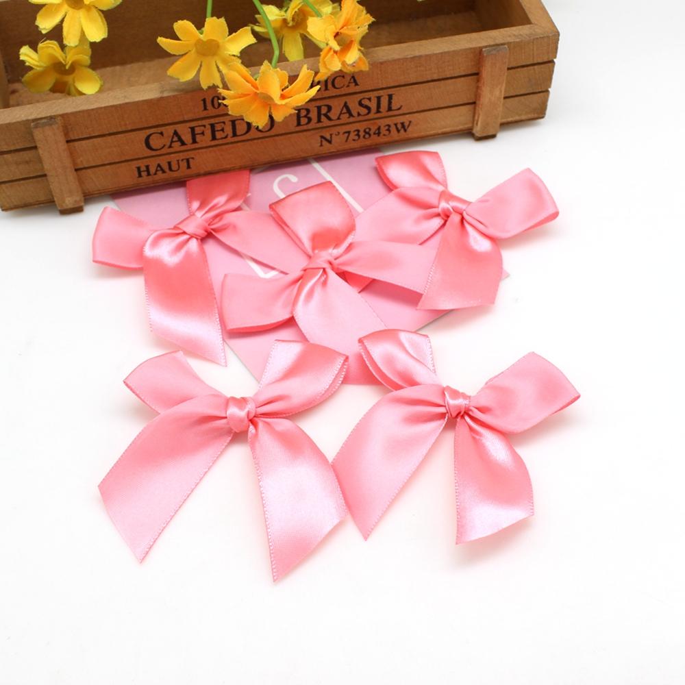 20/50 Stück Band Schleife Bastelschleife Rosa Weiß Blau Floral Geschenkband DIY Weihnachtsfeier Dekoration Strikjes Decoratie Moños Navideños