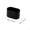 24 Pieces Chair Leg Floor Protectors Furniture Pad Oval, No Noise, Protect Wood Tile Floors