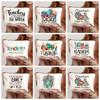 Linen Teacher‘s Day Gifts with Zipper Lightweight Stationery Storage Bag Portable Multi-functional Makeup Bag Teacher Pencil