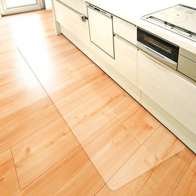 Latuna Kitchen 240 X Compatible with Underfloor Mat, 60cm, Transparent, Wipeable, 1.5mm Thick, Heating.