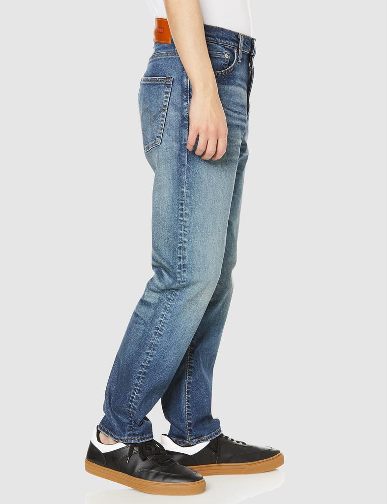 Edwin Regular Tapered Dark Size Amazing Stretch Denim Men's Jeans, EM33, Blue, S,