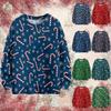 Christmas Sweatshirts For Women Knit Sweater Cute Shirt Fall Crewneck Pullover Tops